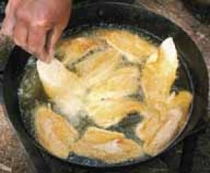 Walleye cooking