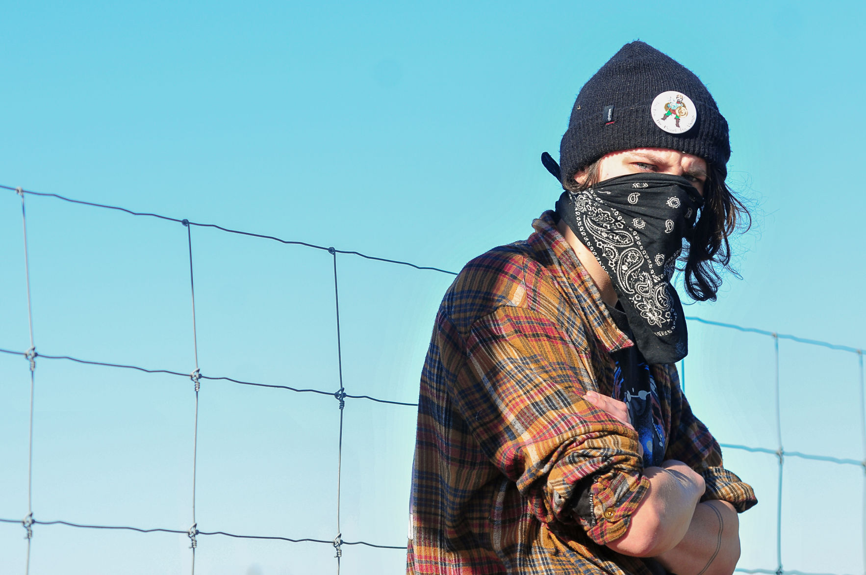 Pipeline protesters enter DAPL work yard in Mandan