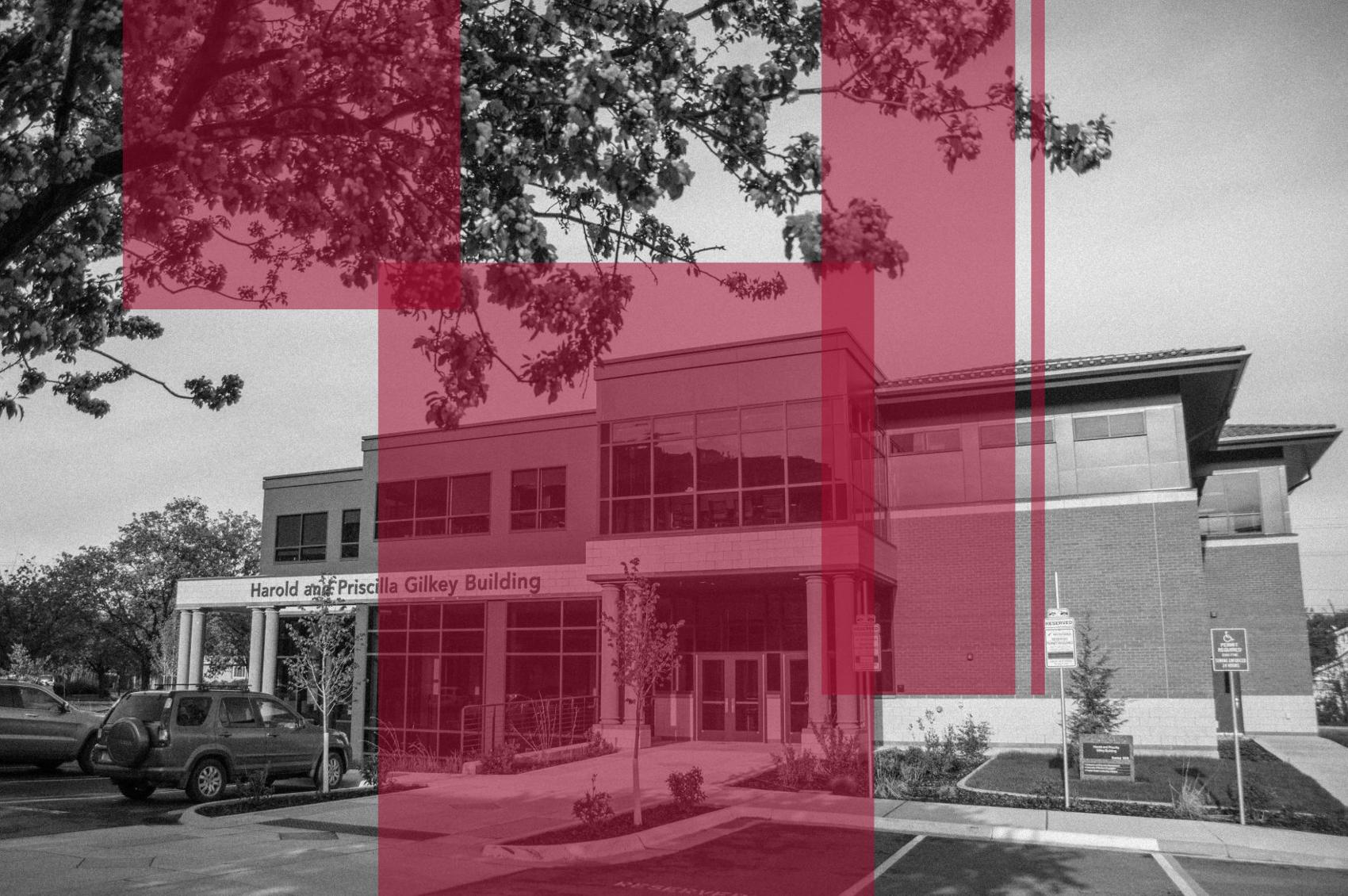 The UM Foundation, headquartered in the Gilkey Building, has long held that it can operate in total secrecy, and is not subject to the transparency laws imposed on public institutions. Photo illustration: Matt Neuman/Montana Kaimin