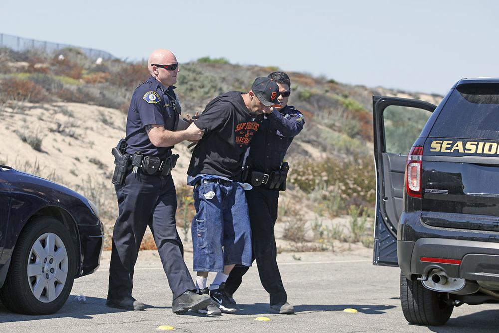 Seaside man with violent history arrested after running from police