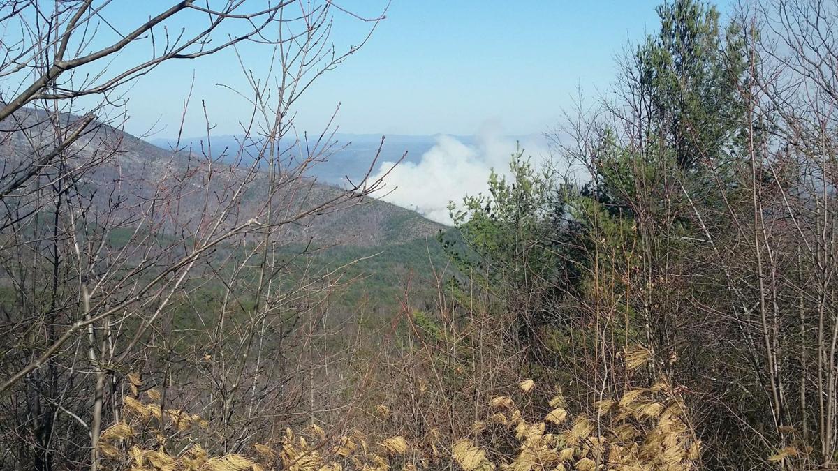 Crews respond to blaze near bottom of Shortoff Mountain ...