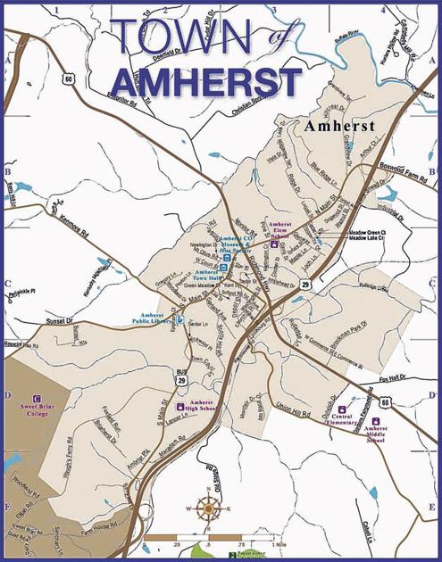 Map showcases Amherst County businesses attractions The Amherst New