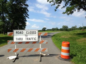 Road closed