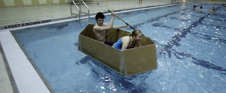 Cardboard Boat Design Cardboard boat