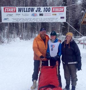 Young mushers on the trail