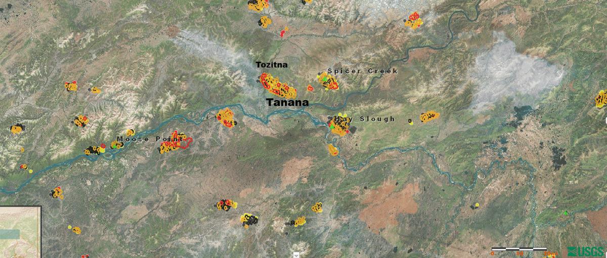 More wildfires start; Tanana fires hold, Anaconda Fire priority rises