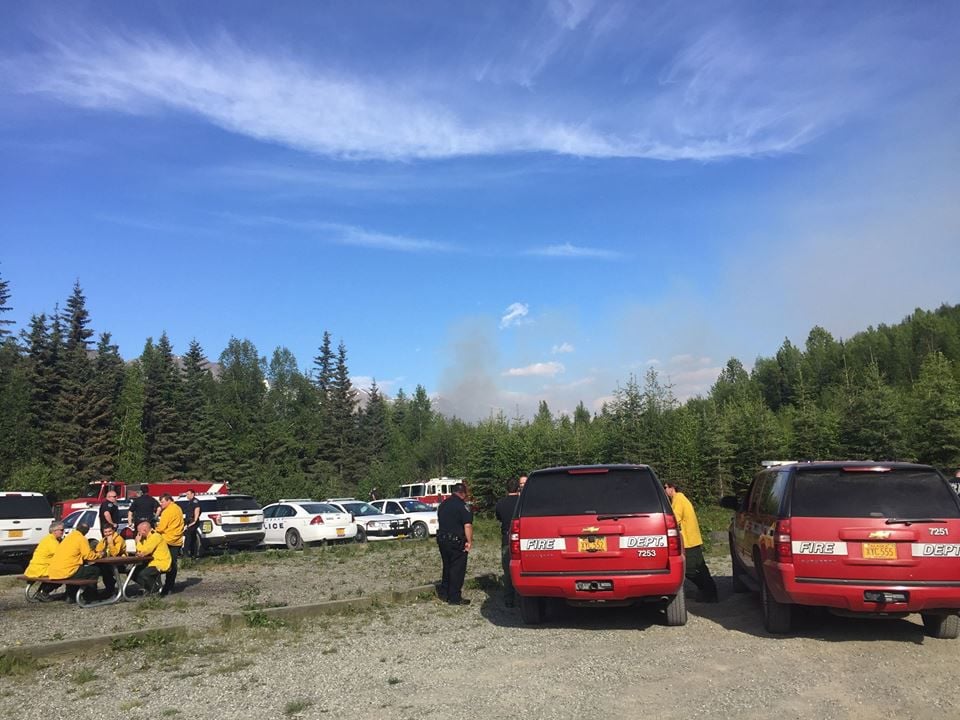 Wildfire breaks out near Eagle River Alaska News