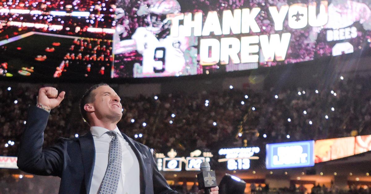Drew Brees, the Saints and their fans finally get to celebrate a legendary career together