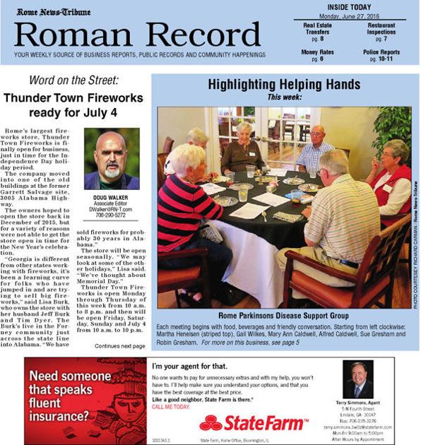 Monday's Roman Record highlights 6 real estate transactions valued at over $100000 - Northwest Georgia News