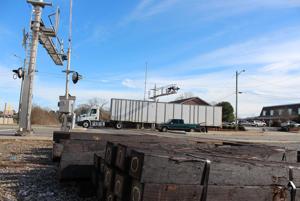 Second Avenue railroad crossing work
