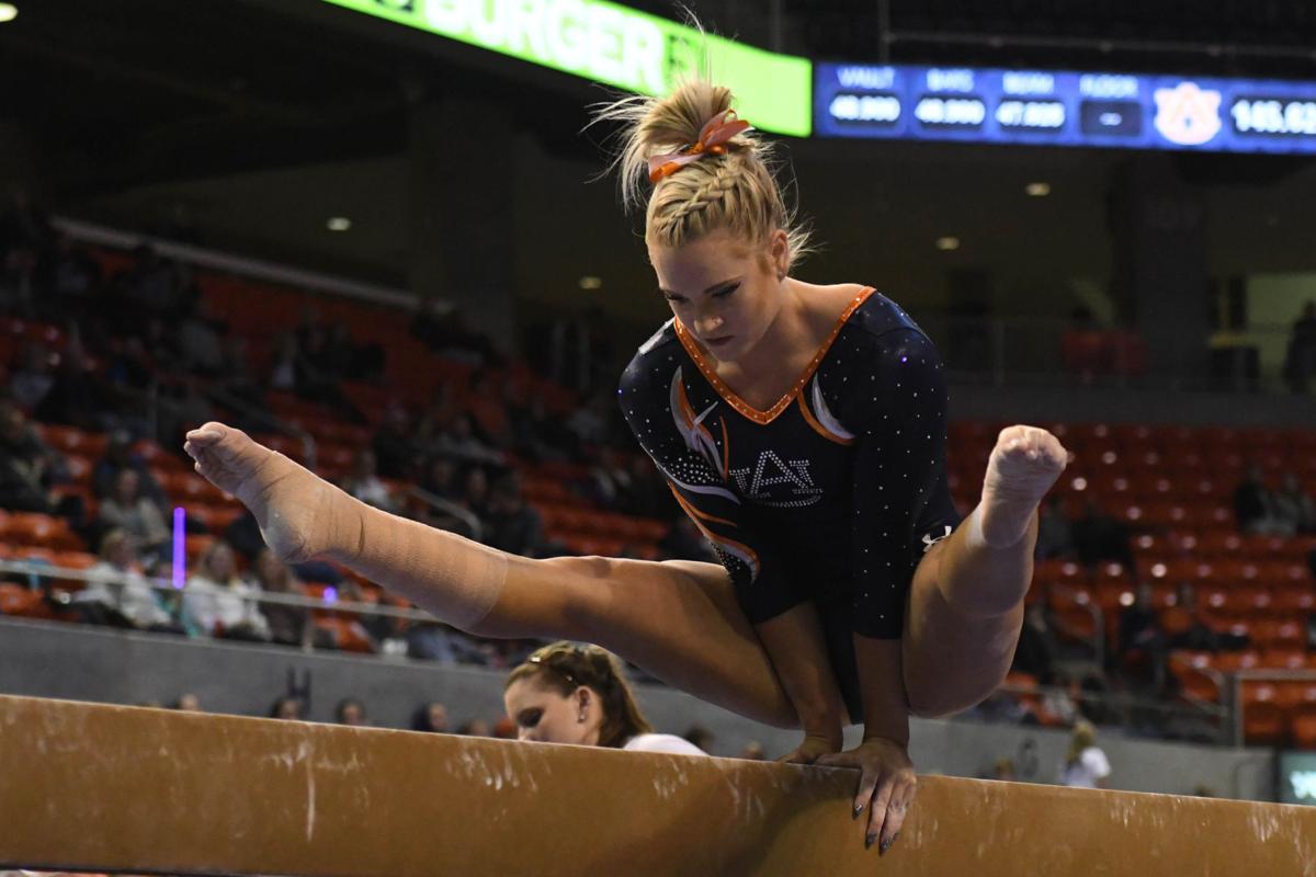 Auburn gymnastics hits the road to face No. 3 and No. 5 teams in the