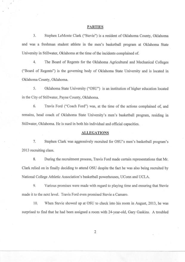 Stevie Clark lawsuit petition - ocolly.com : Home