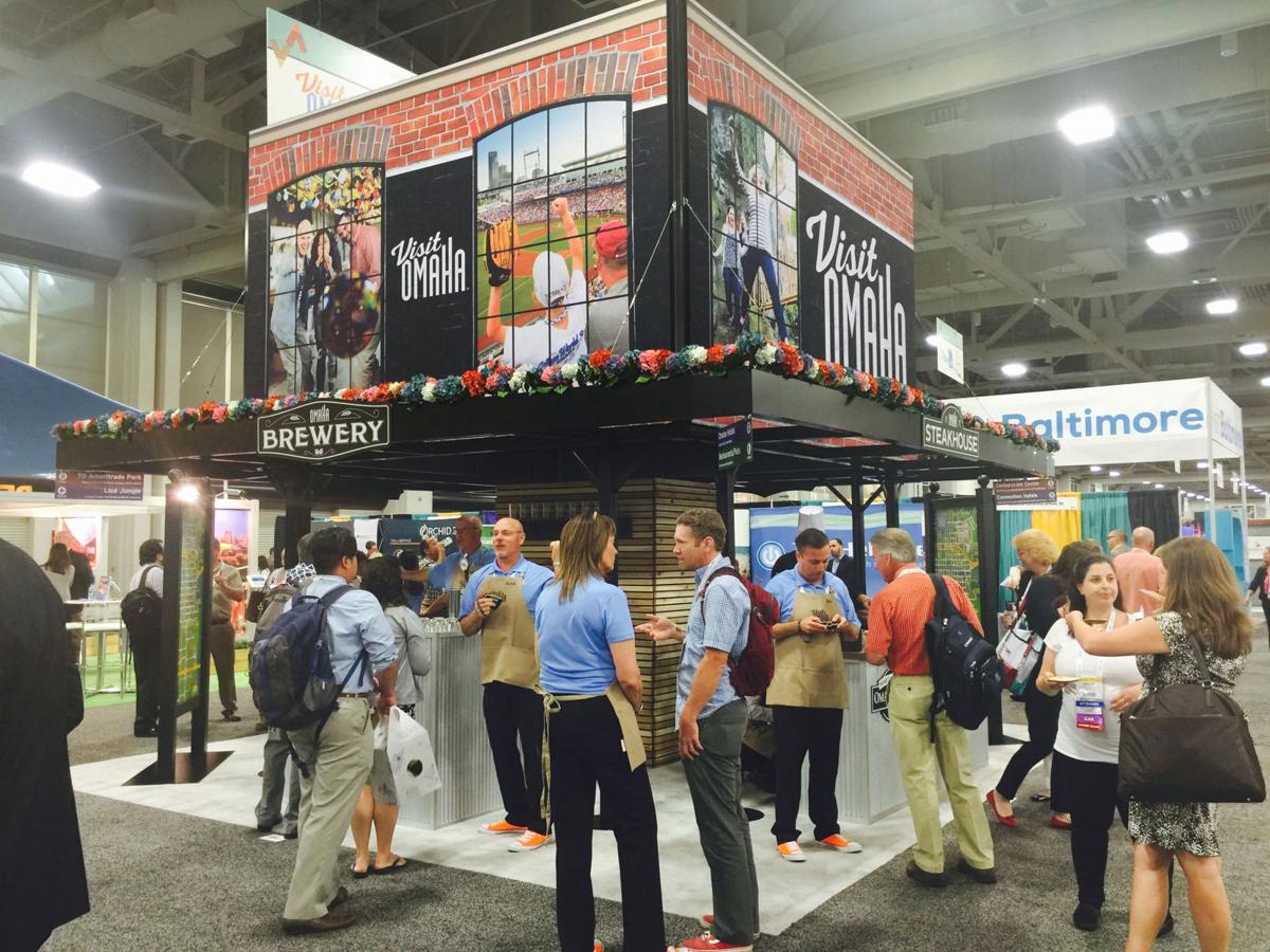 Visit Omaha trade show booth, which re-created Old Market ...