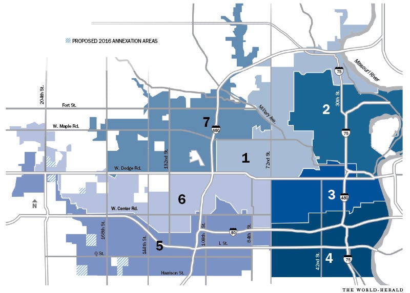 Omaha City Council's political makeup might shift after redistricting to include annexations