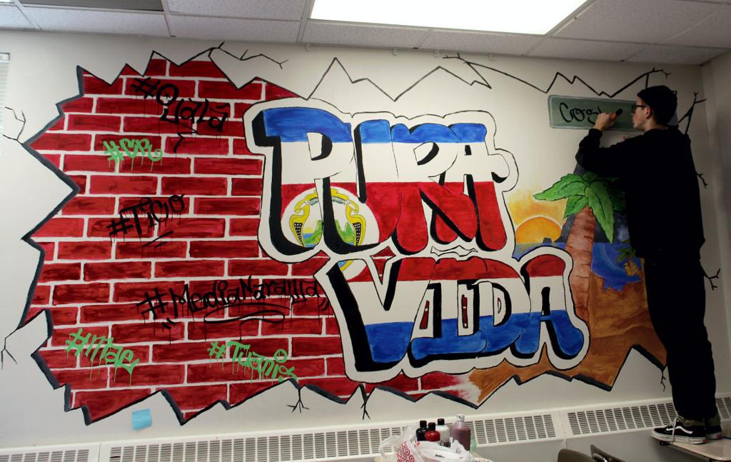 Bellevue student leaves his mark, turns graffiti art into classroom murals Good News