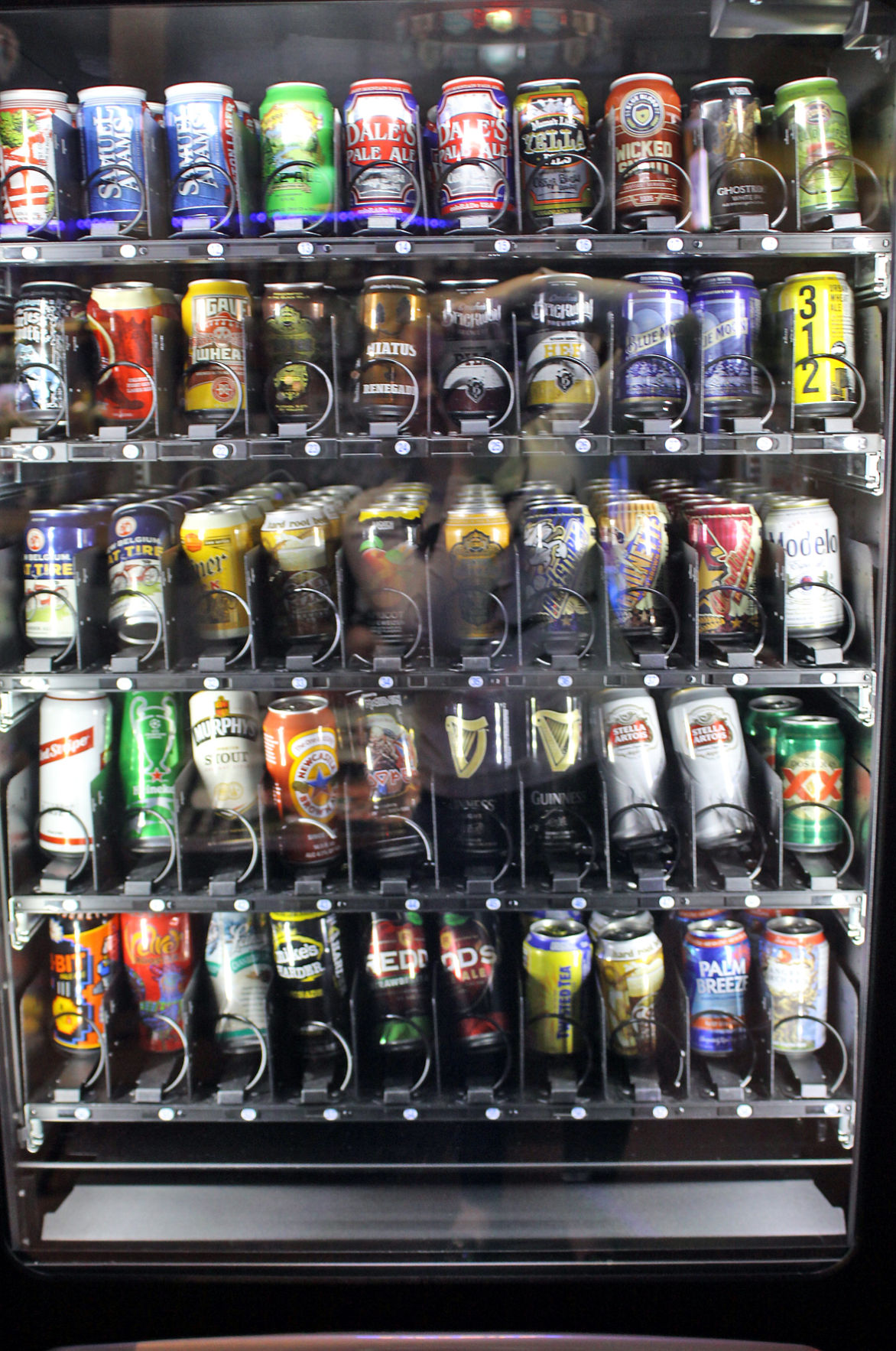 Village Bar’s newest attraction beer vending machine Ralston