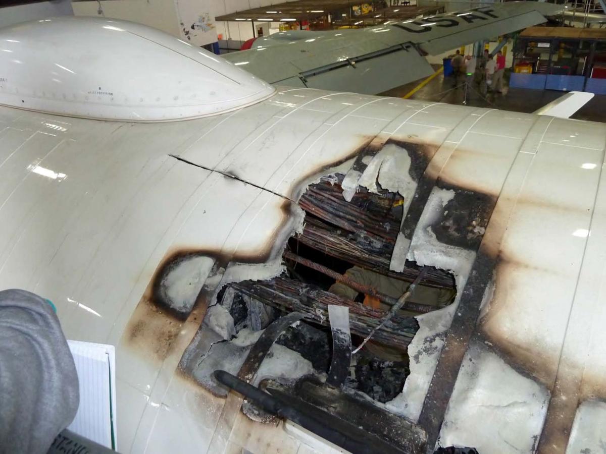 Disaster narrowly averted at Offutt with plane fire, but major