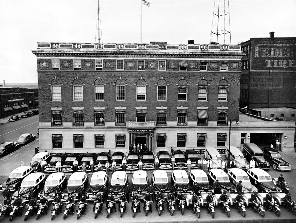 From the Archives Omaha Police Department vehicles, personnel line up for 1949 city yearbook