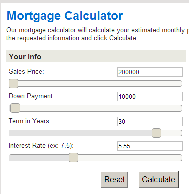 Mortgage Calculator