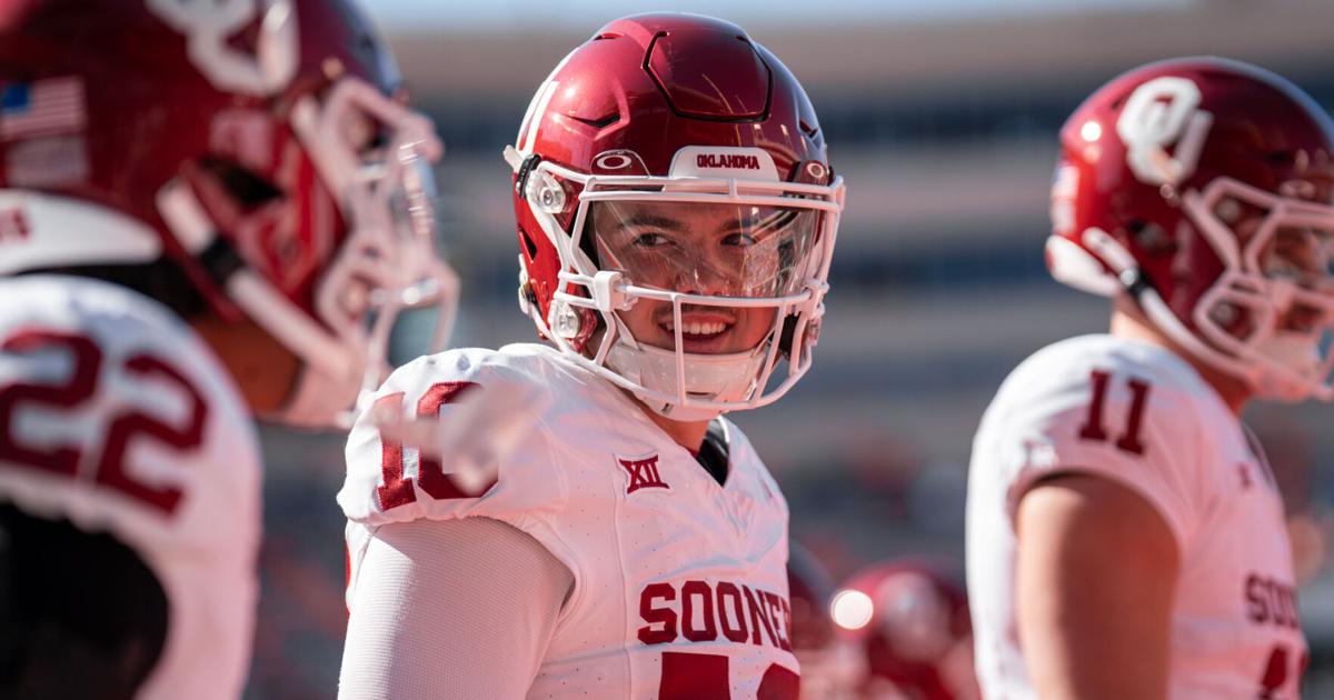 OU quarterback Dillon Gabriel out with head-related injury, per report, Jackson Arnold in vs. BYU