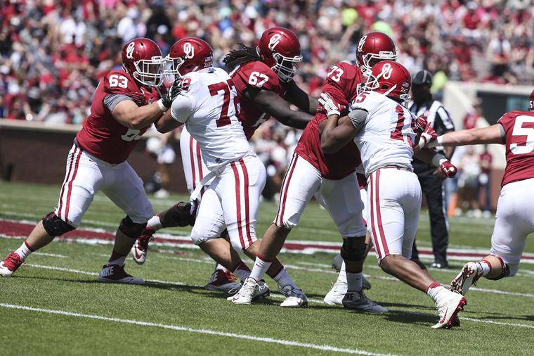 Oklahoma football White wins over Red 1413 in annual spring game
