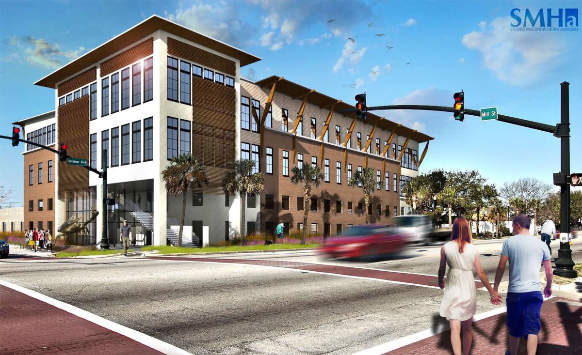 Developer submits design plans for office building and parking ...