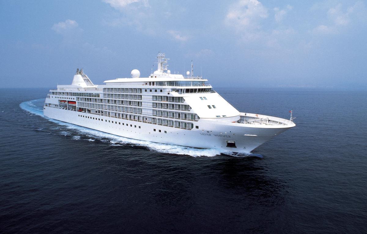 The cruise ship Silver Whisper