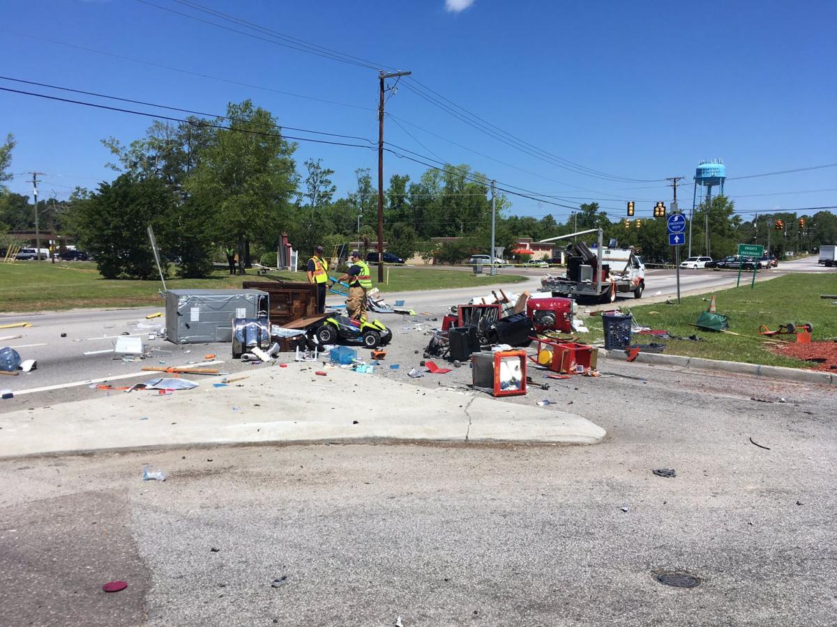 Authorities UHaul truck explosion near Orangeburg Road, Central Avenue