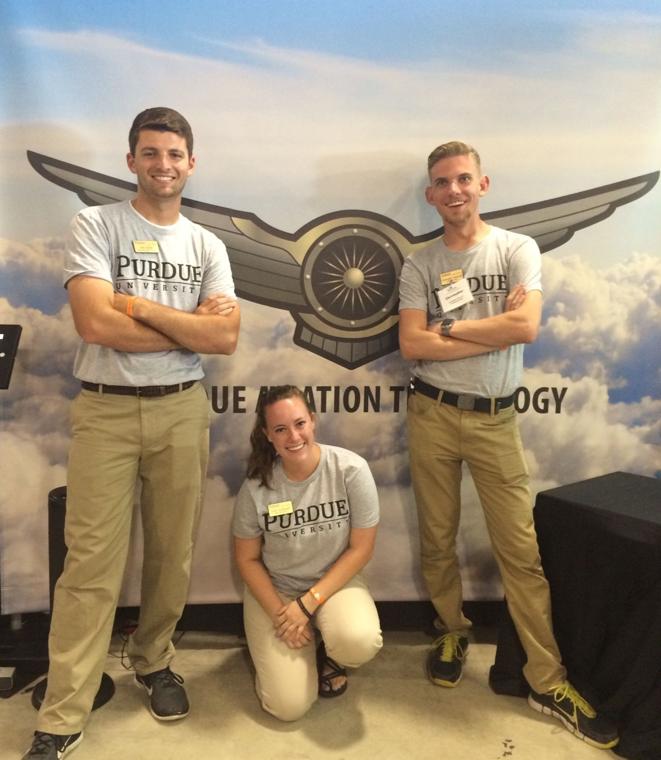 Students showcase Purdue flight majors at AirVenture Purdue Exponent