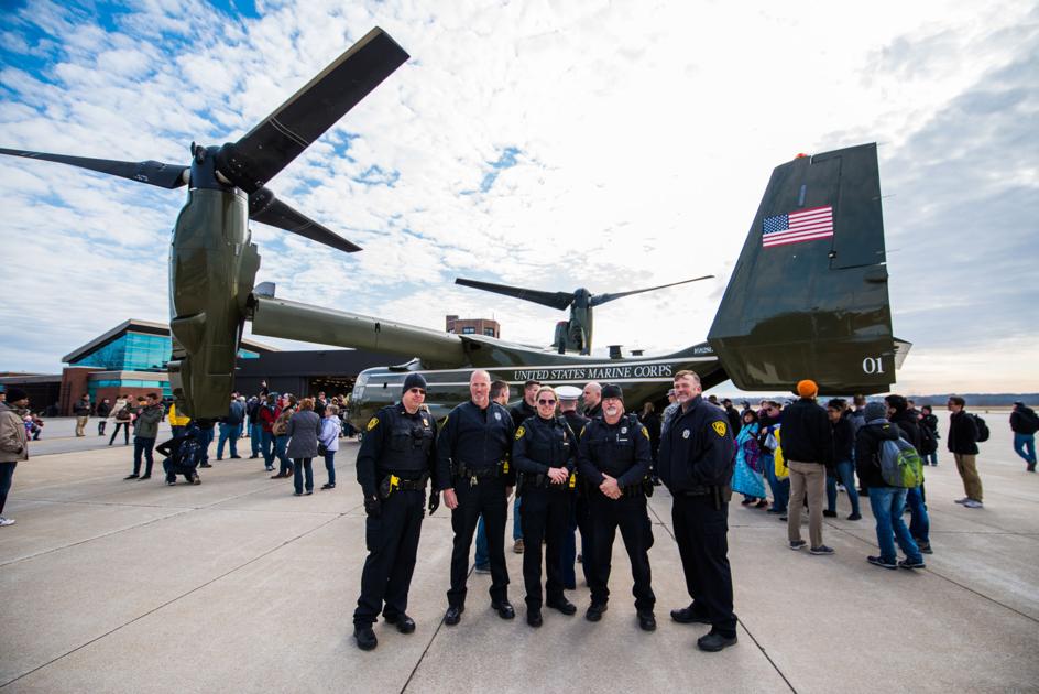 3/23/17 Purdue Research Aerospace District Dedication, MV-22 Osprey Visit - Purdue Exponent