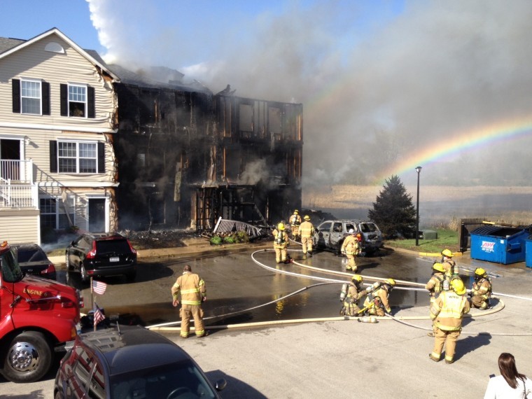 Fire destroys multiple units at Copper Beech Townhomes City