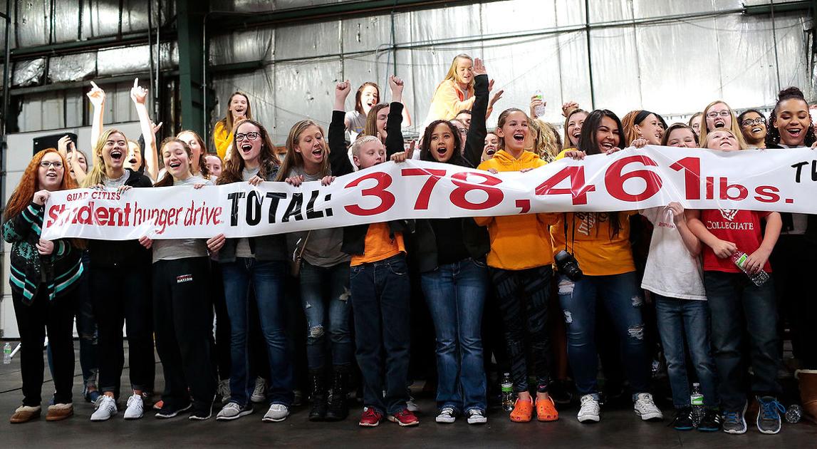 Student Hunger Drive collects 189 tons of food - Quad-Cities Online