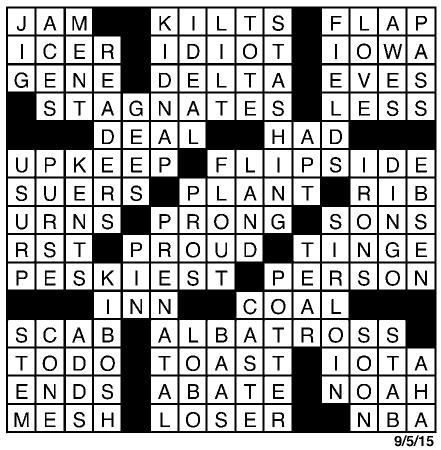 crossword answers september redandblack puzzles