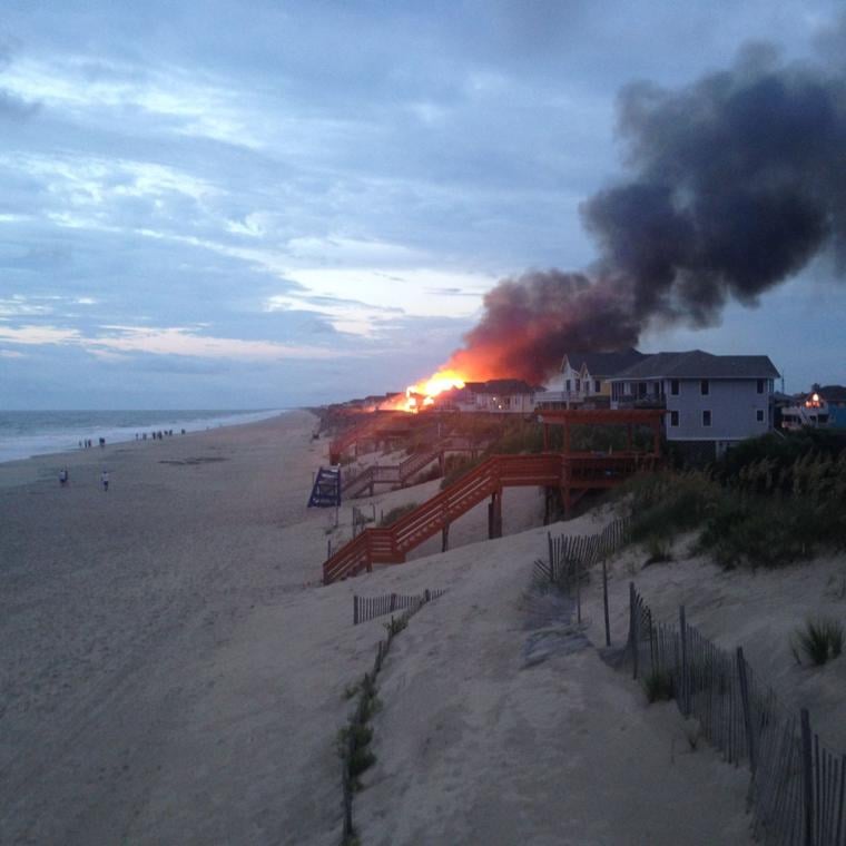 PHOTOS Oceanfront fire in the Outer Banks Richmond TimesDispatch