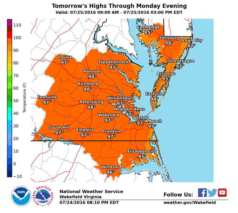 Richmond area under heat advisory again today - Richmond Times-Dispatch ...