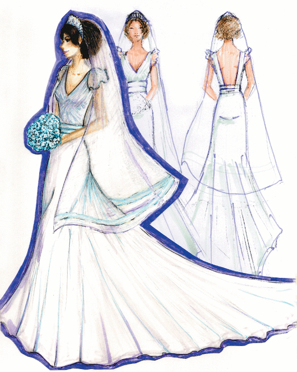 ... sketch 24 wildly varying looks Royal Wedding Dress â€“ Richmond Style