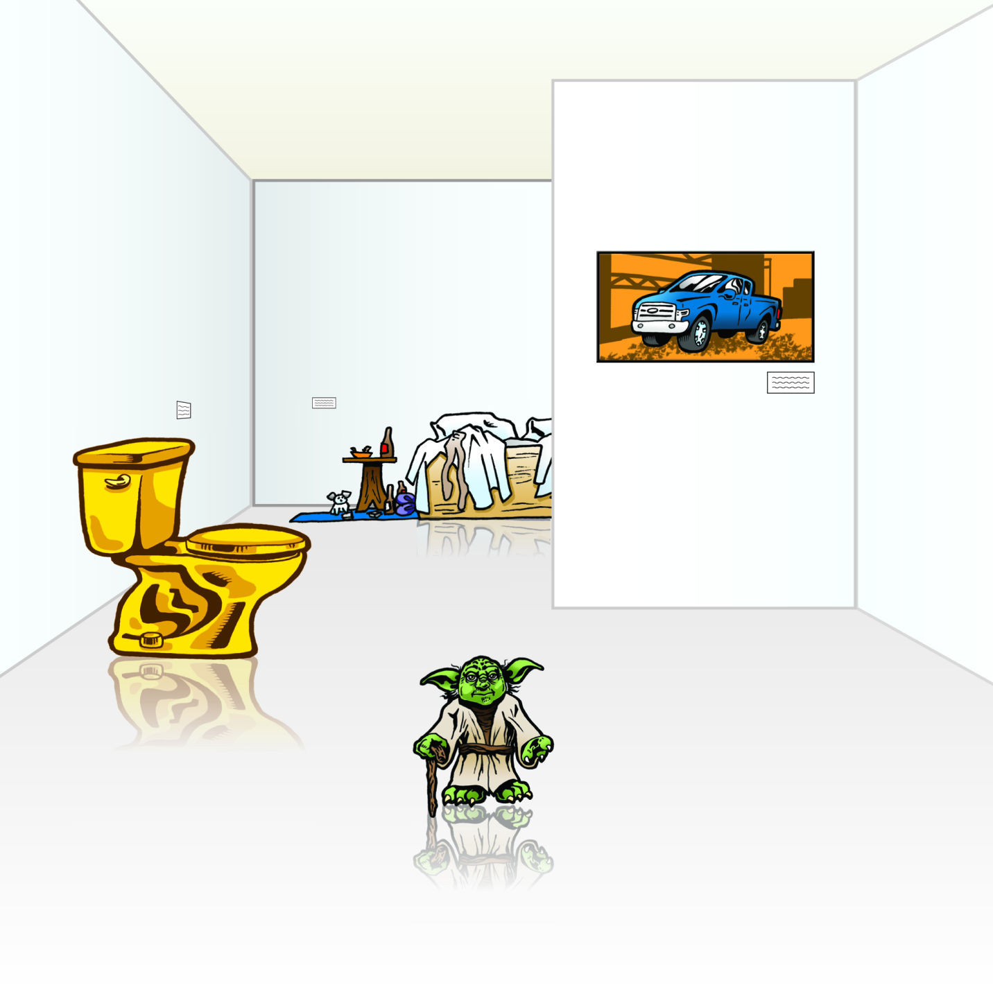  The art world pulls another juvenile stunt: Toilets and their contents
