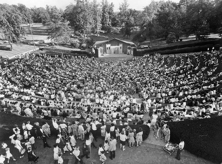 From the Archives Dogwood Dell Amphitheater Richmond TimesDispatch