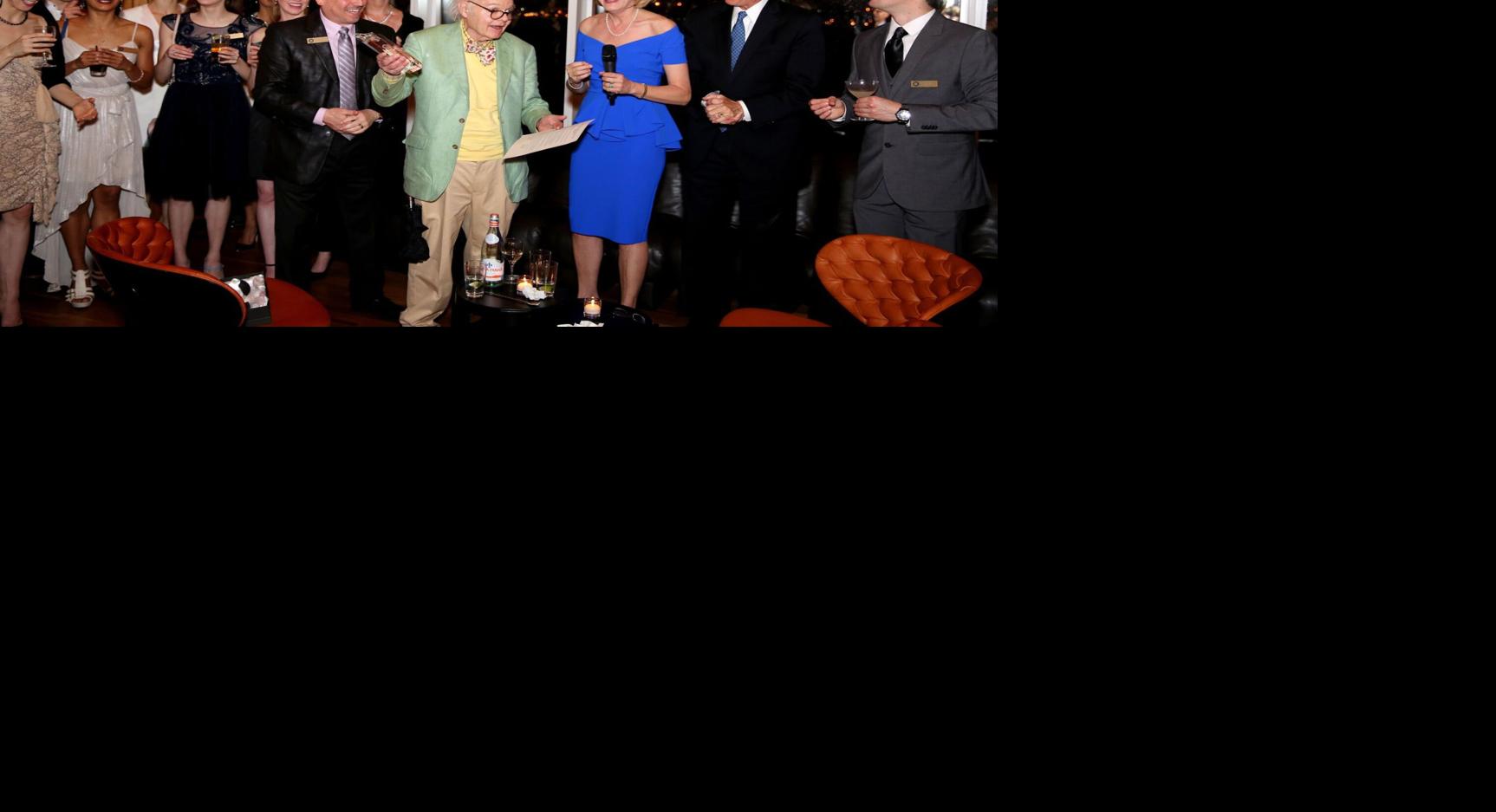 Members of the Richmond Ballet present a lifetime achievement award to Todd Culbertson, Senior Editor, Editorials. - Richmond.com