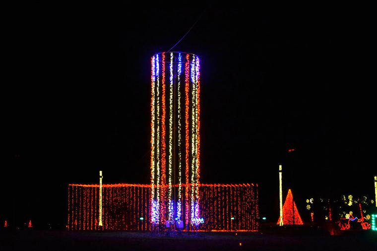 PHOTOS Illuminate Light Show & Santa's Village at The Meadow Event