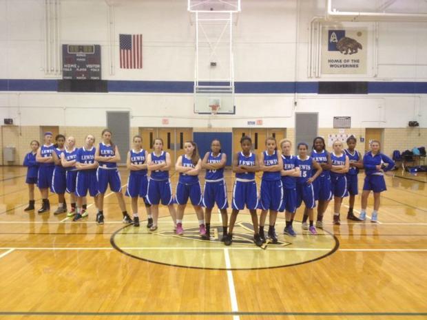 Andrew Lewis girls' basketball team completes another