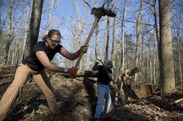 Volunteers work the trails at Carvins Cove - Roanoke Times: Virginia