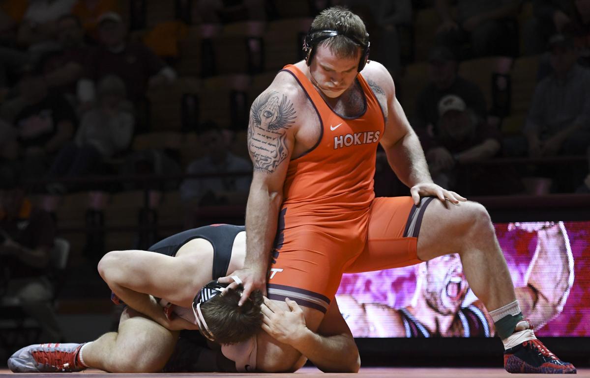 Virginia Tech wrestler not a typical heavyweight Photo