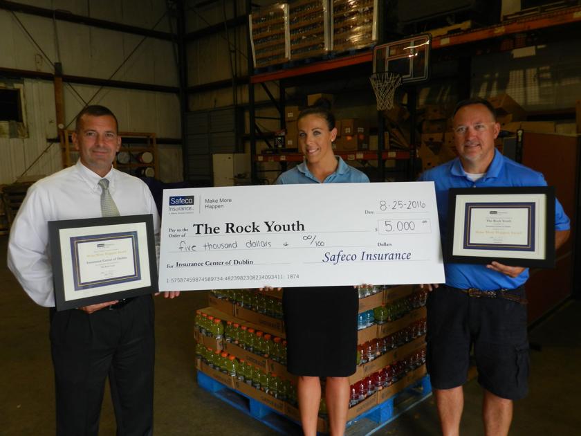 Insurance Center of Dublin makes donation to Rock Youth Center - Roanoke Times