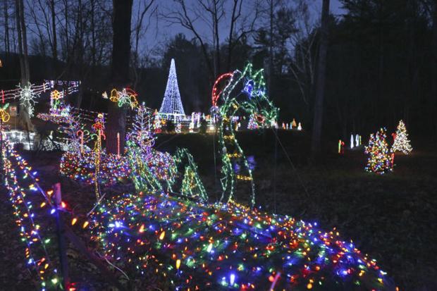 back creek road light display becomes christmas tradition back creek road light display becomes christmas tradition