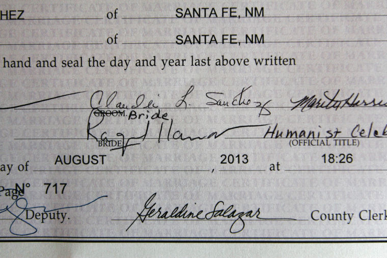 Many Older Couples Among Santa Fe S First Same Sex Newlyweds The Santa Fe New Mexican News