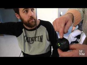 Xavier Horan tries the ReWalk Robotics exoskeleton