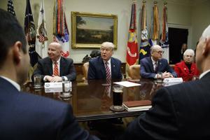 Trump stands with House GOP leaders on health care bill