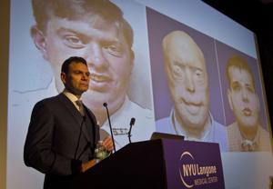 Injured firefighter undergoes extensive face transplant