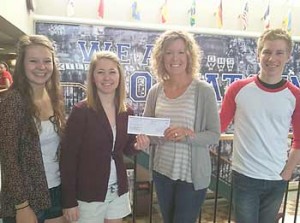 National Honor Society donates to Big Brothers Big Sisters